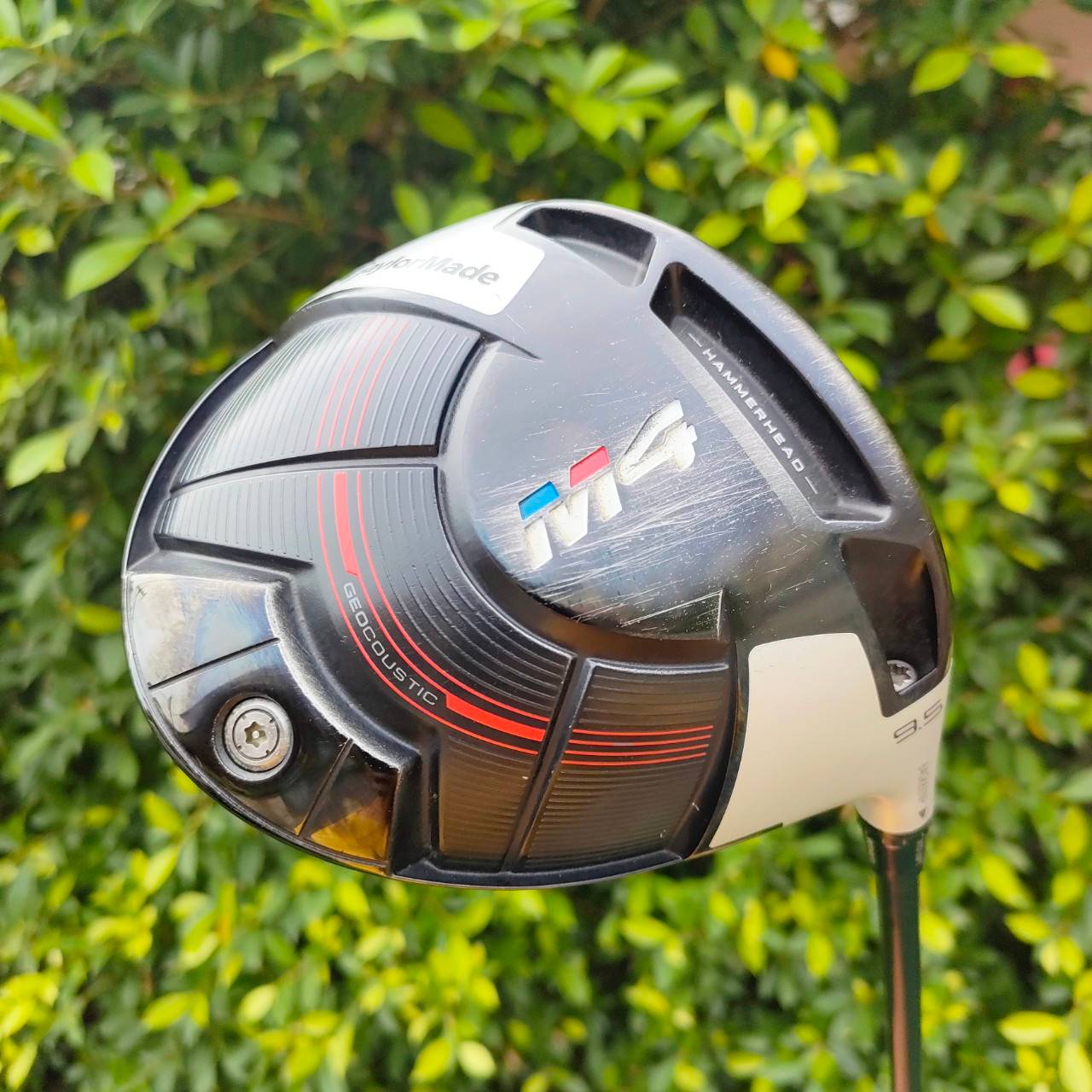 DRIVER TAYLORMADE M4 องศา 9.5 ก้าน FUJIKURA ATMOS FLEX S หน้าเด้ง!! กระดองเคฟล่าทั้งชิ้น มี COVER เดิมให้ด้วย!! ไม้กอล์ฟมือสอง ของแท้ BY NakaraLuxurious