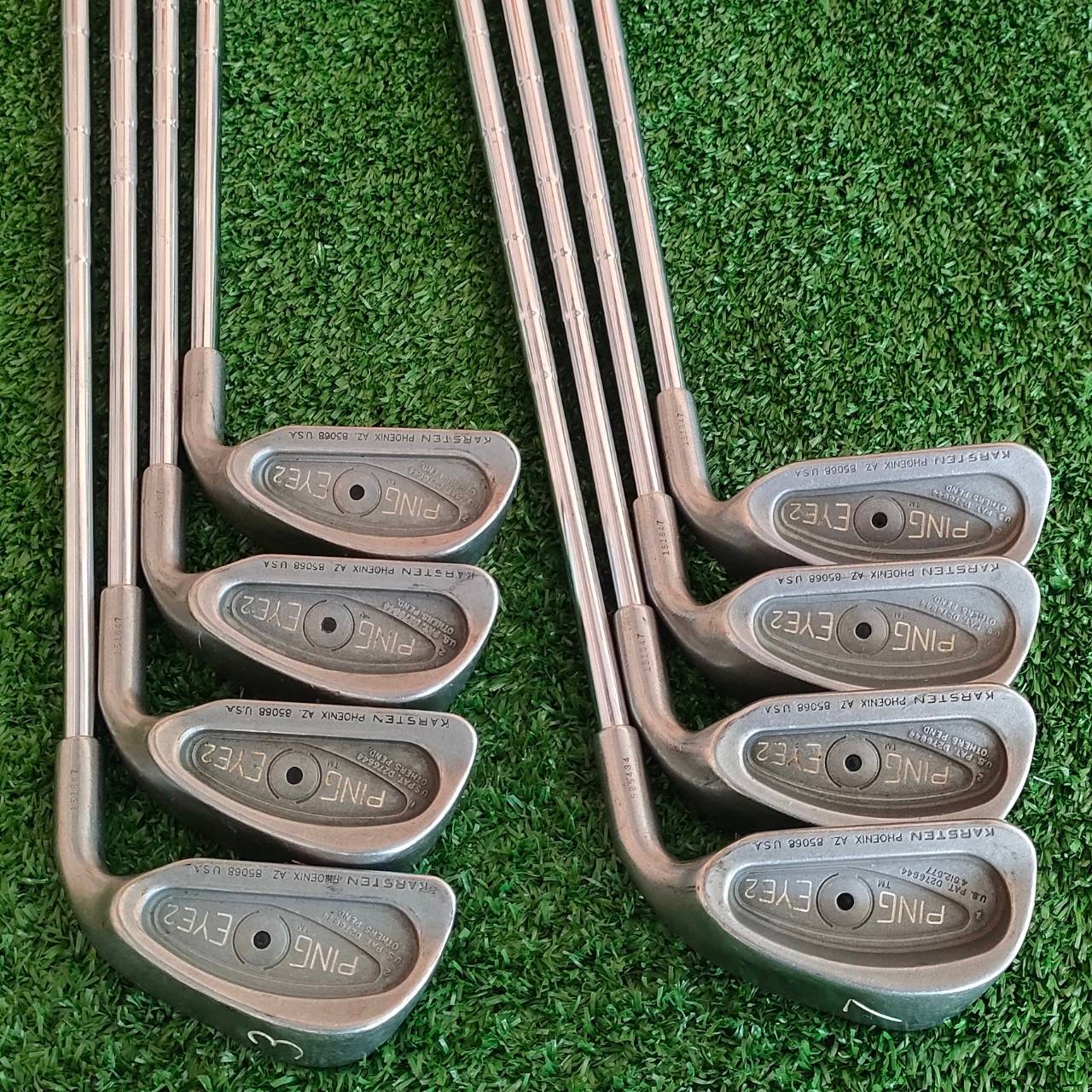 ชุดเหล็ก PING EYE2 จุดดำ มีเหล็ก 3-9 เเละ W ก้าน PING KARSTEN