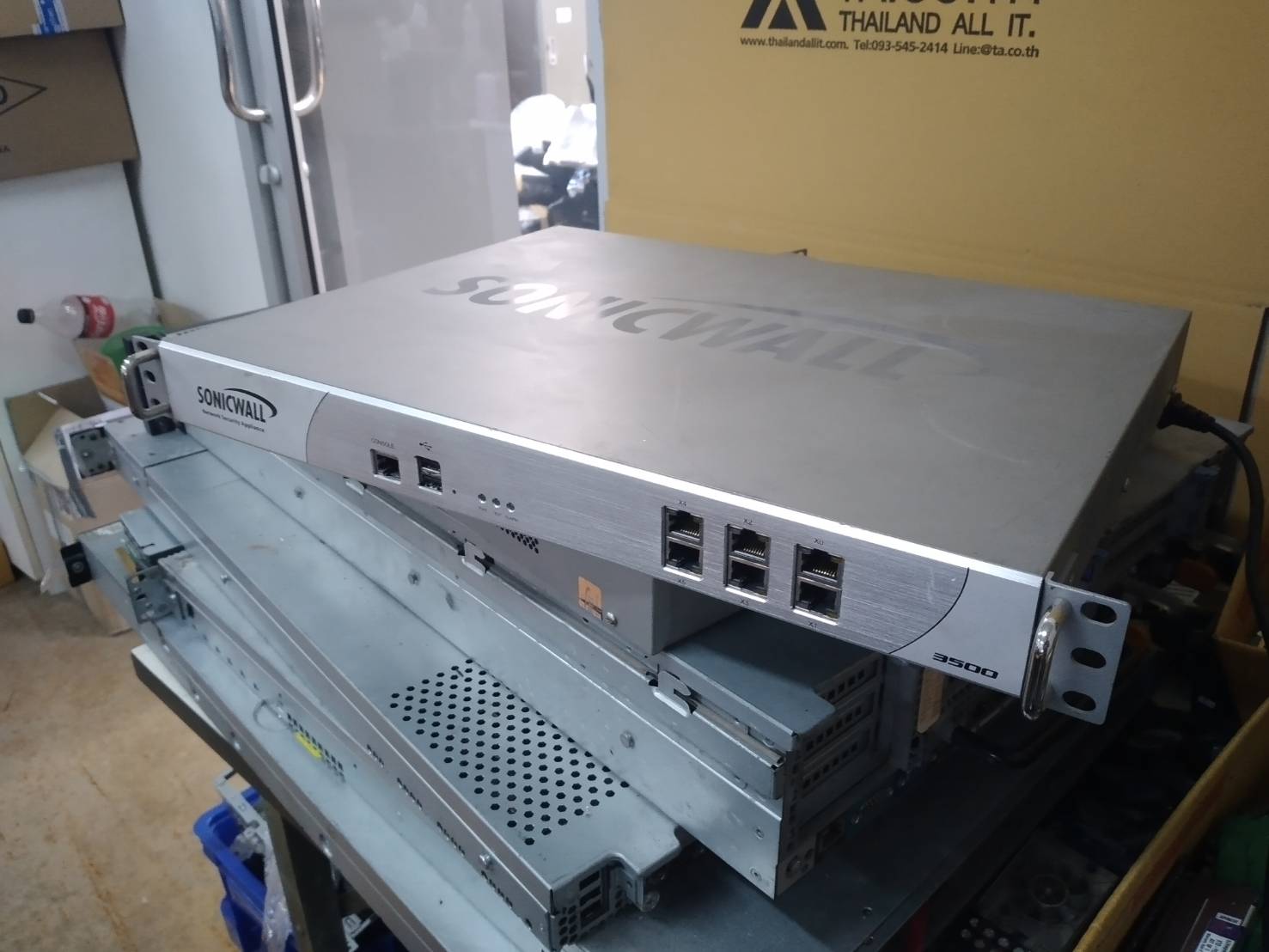 SonicWall NSA 3500 1RK21-071 6-Port Firewall Network Security Appliance