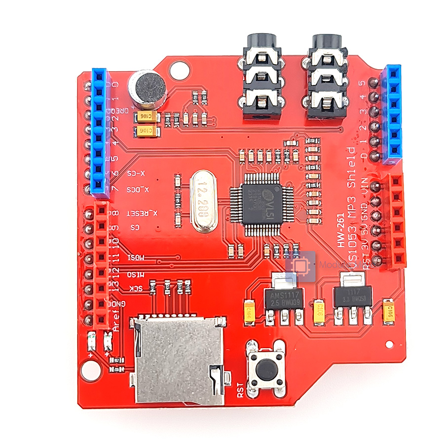 VS1053 MP3 Audio Module with Onboard Recording (SPI Interface ...