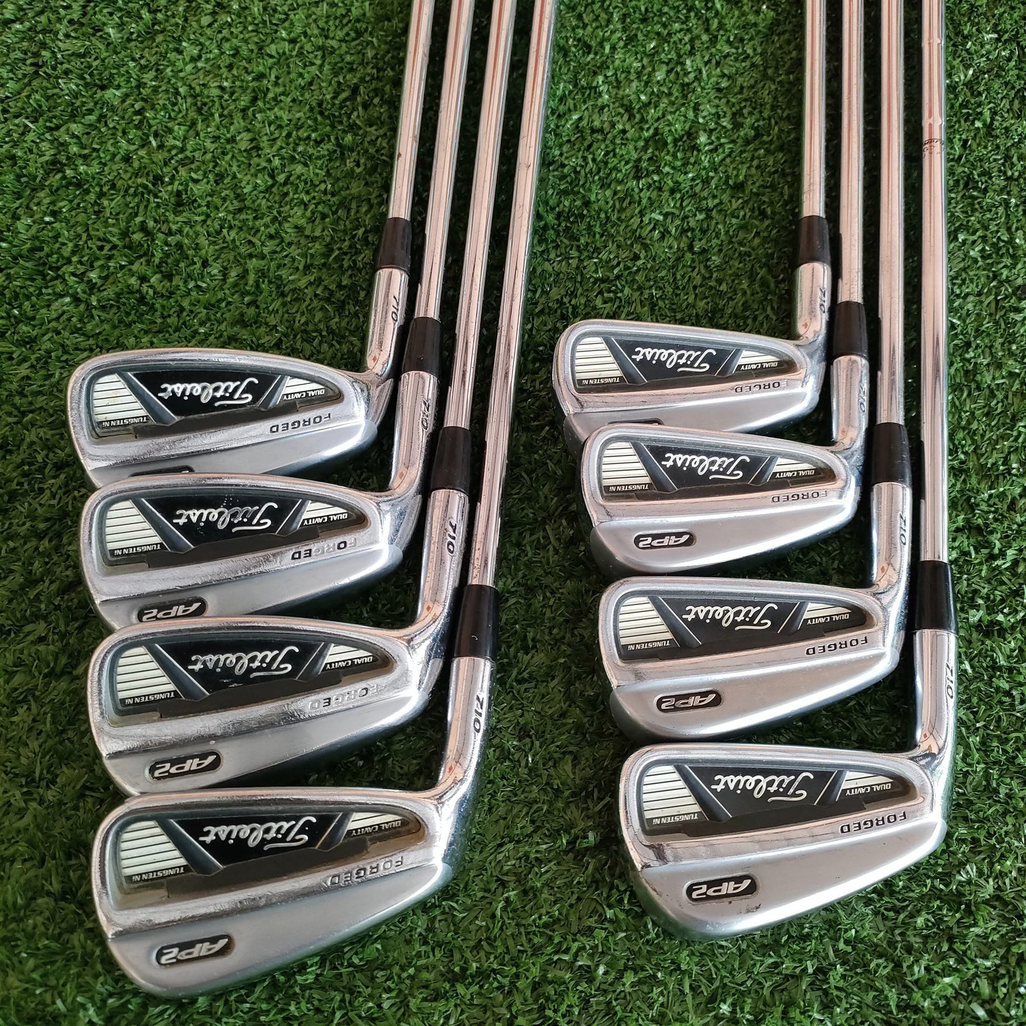 ** ไม้กอล์ฟสำหรับท่านที่ถนัดซ้าย** ชุดเหล็ก TITLEIST AP2 FORGED มีเหล็ก 3-9 เเละ PW ก้าน PROJECT X 6.0 ตีมันส์ตีแม่น มือซ้ายหายากมากๆ ก้านก็ดีแบบสุดๆ มาทั้งแท่ง ลดการสั่น แม่นยำขีดสุด!!!
