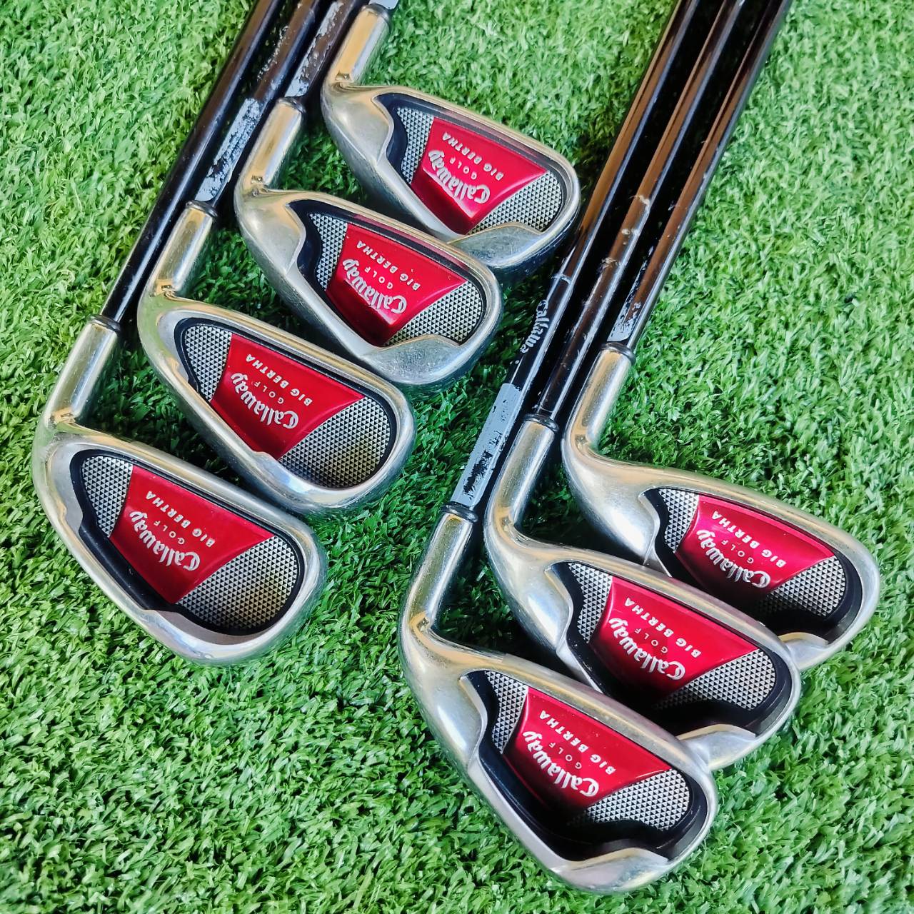 ชุดเหล็ก CALLAWAY BIG BERTHA มีเหล็ก 4-9 เเละ PW SW เป็นชุดเหล็กที่ดีสุดๆของ Callaway ไม้กอล์ฟพรีเมี่ยมมือสอง ของแท้ By NakaraLuxurious