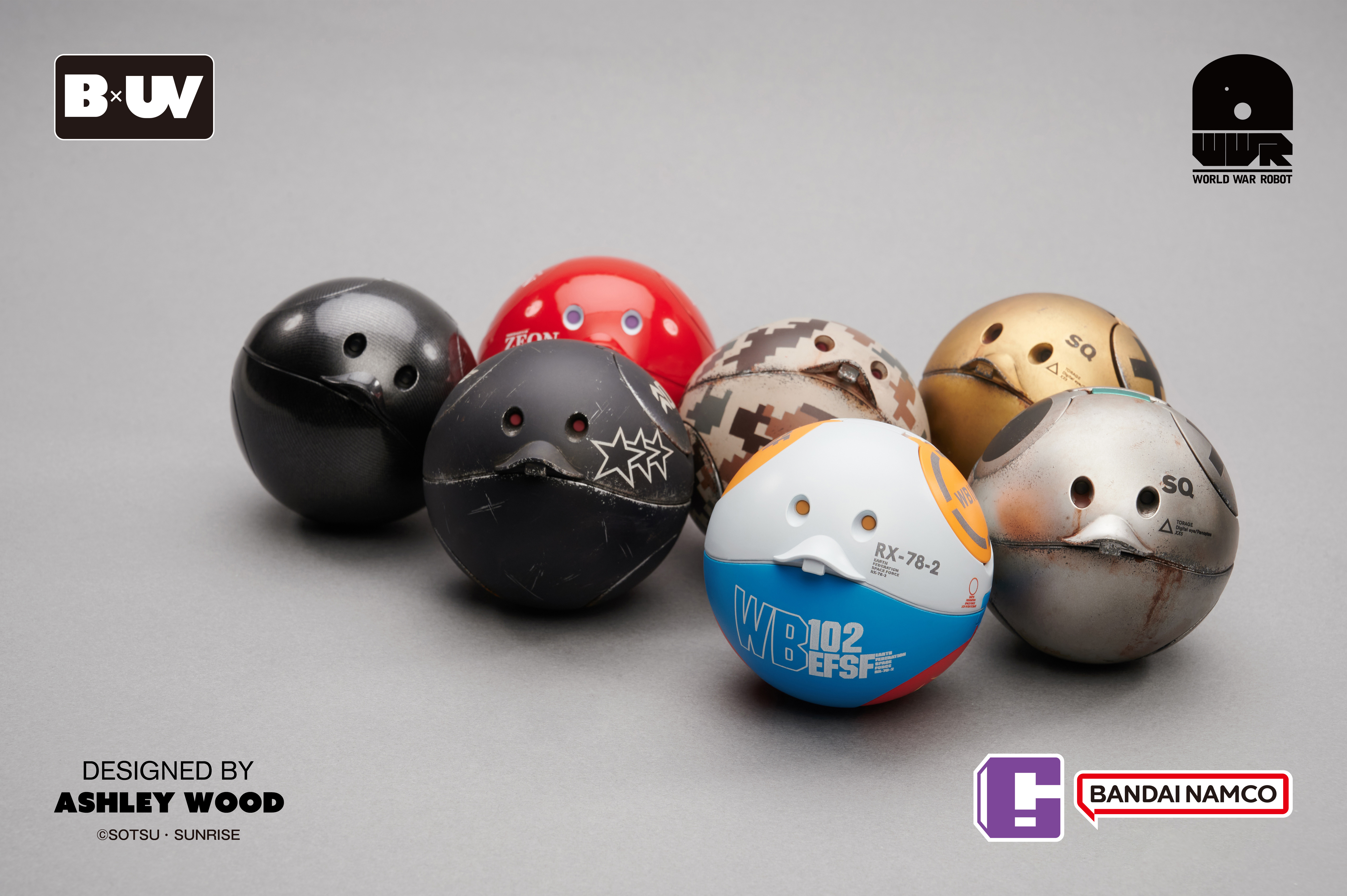 [พร้อมส่ง] BANDAI X UNDERVERSE cobranded Blind Box Vol.2 GUNDAM HARO × SQUARE2