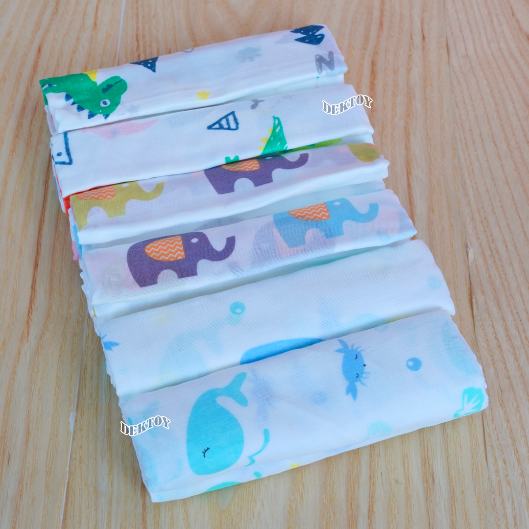 Litelhome ผ้าอ้อมเด็ก ผ้าอ้อมสาลู 24 นิ้ว 12 ผืน