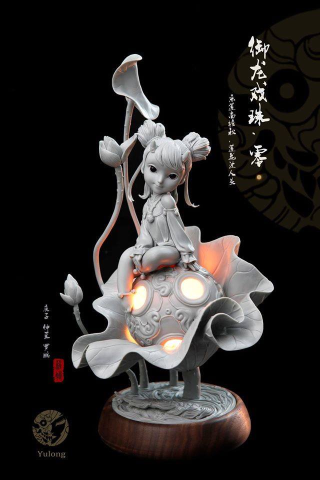 [สั่งจอง]Yulong Studio : Yulong Play Beads Zero Statue [Grey / White Tooth Ver.]