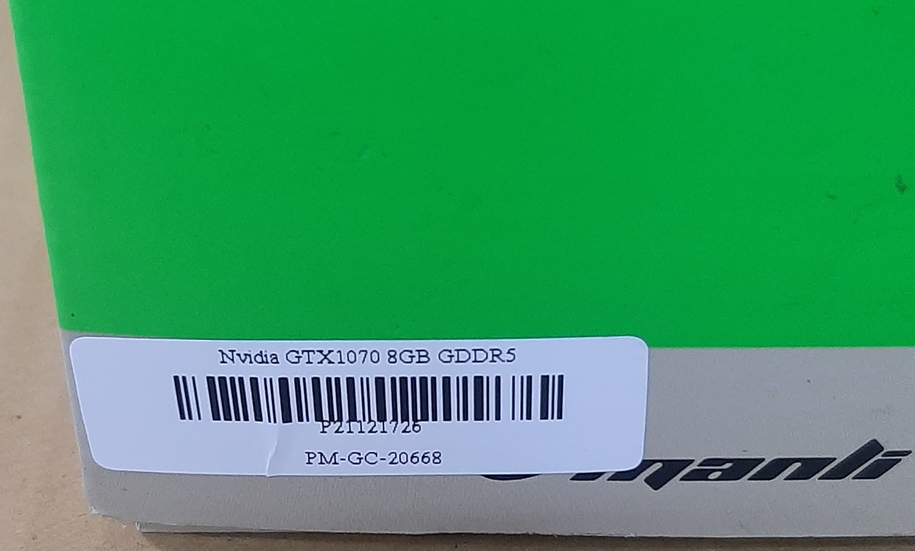 การ์ดจอแสดงผล VGA มือสอง ยี่ห้อ Nvidia รุ่น GTX1070 8GB GDDR5 ประกันร้าน 1 เดือน