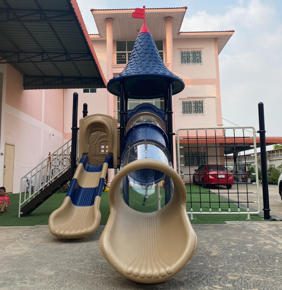เครื่องเล่นสนามกลางแจ้ง, ชุดโดมปราสาทปีนป่ายชิงช้า ,สไลเดอร์ท่อ, กระดานลื่น,สนามเด็กเล่น ครุภัณฑ์สนามเด็กเล่น, สพฐ,โครงการโรงเรียนประชารัฐ playground,สไลเดอร์,ของเล่นเสริมพัฒนาการ,เครื่องเล่นสนาม, สนามเด็กเล่น
