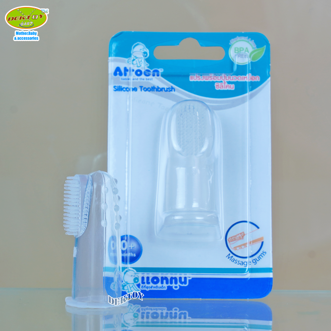 Attoon แอทตูน แปรงซิลิโคนนวดเหงือก ทำความสะอาดช่องปาก