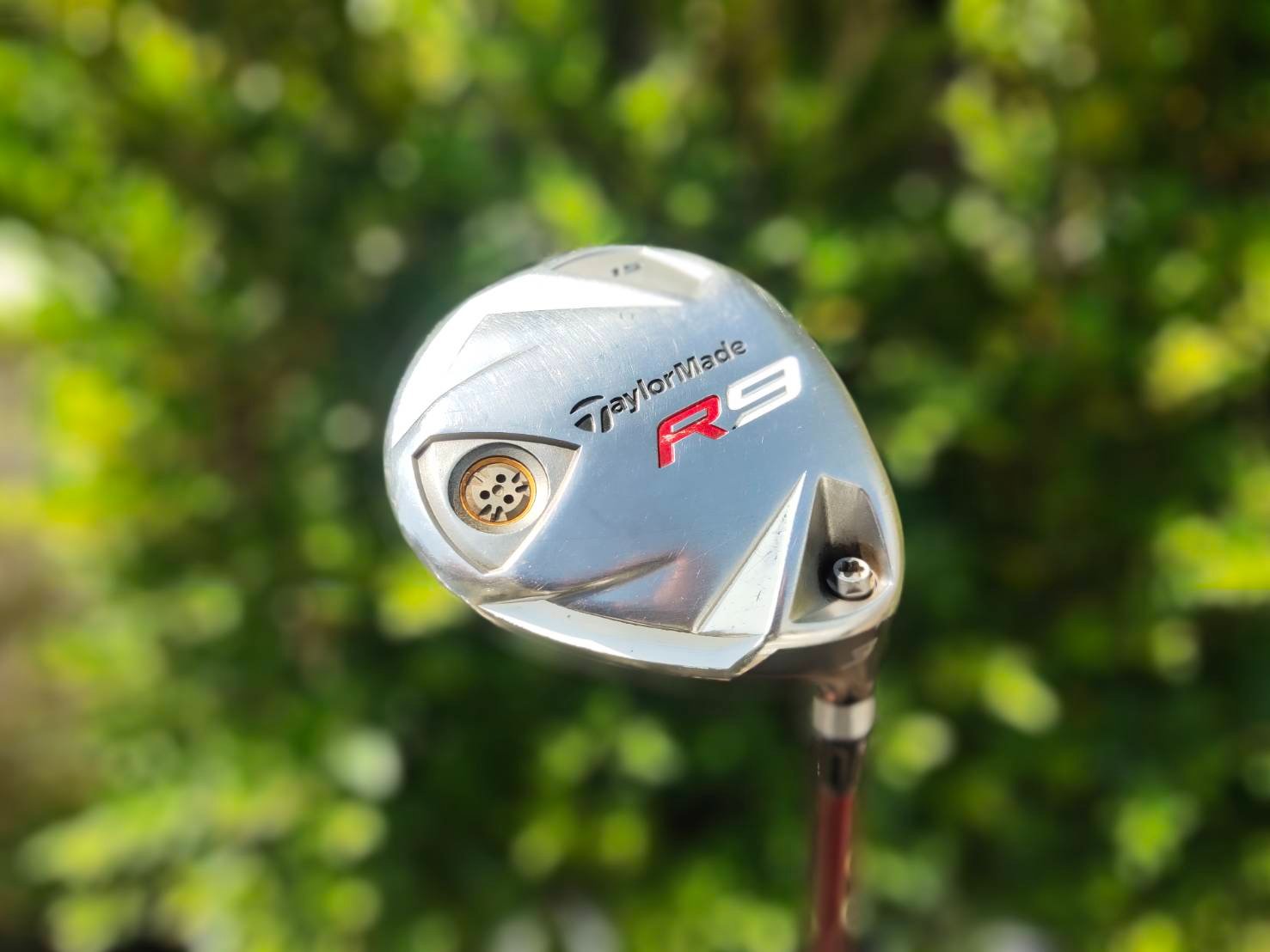 FW3 Taylormade R9 หัวแบนๆตีลอยง่าย เสียงหวาน สามารถไขปรับได้ด้วยครับ ก้านดีมาก FUJIKURA MOTORE FLEX M องศา 15
