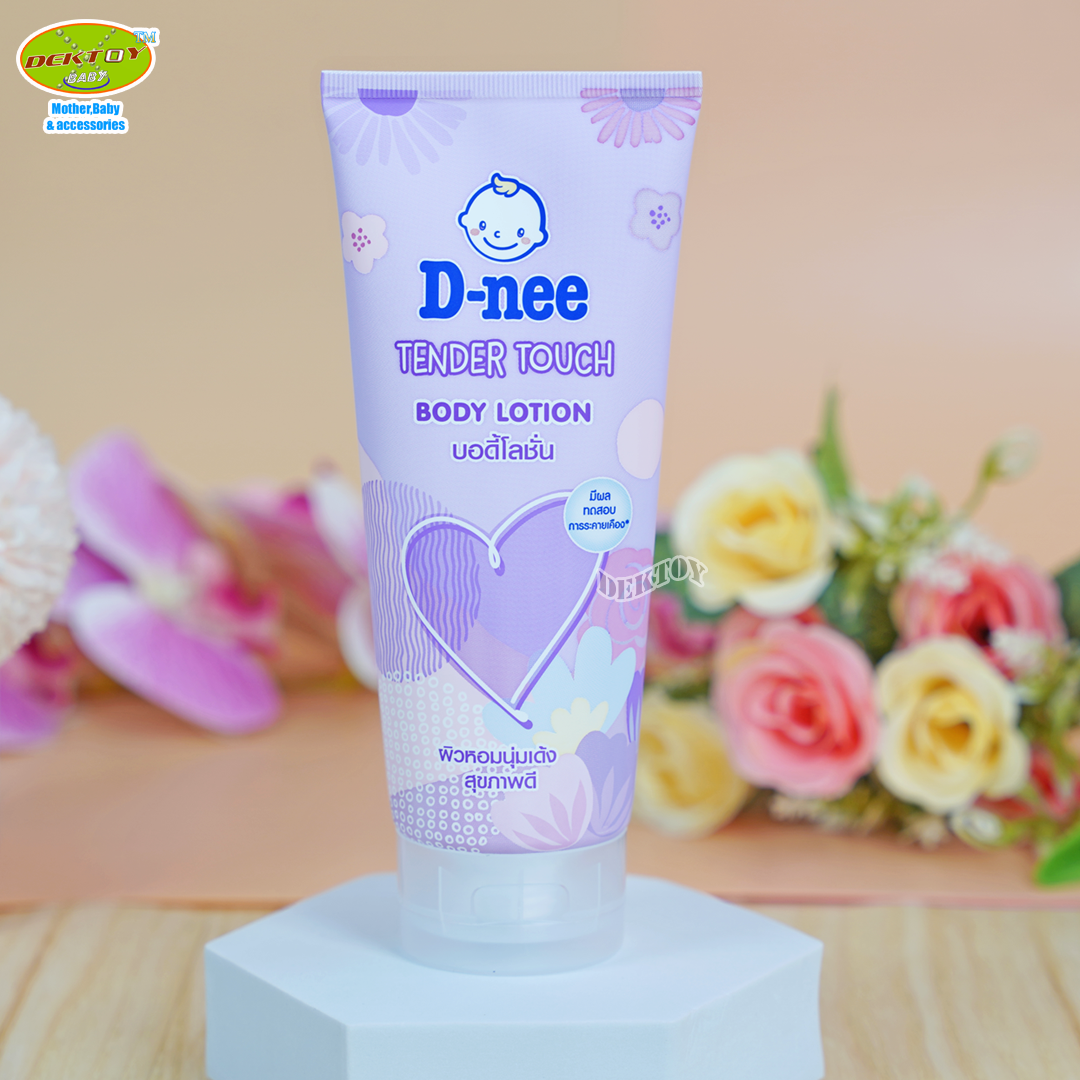 D-nee ดีนี่ เทนเดอร์ ทัช บอดี้โลชั่น 180 มล. ม่วง
