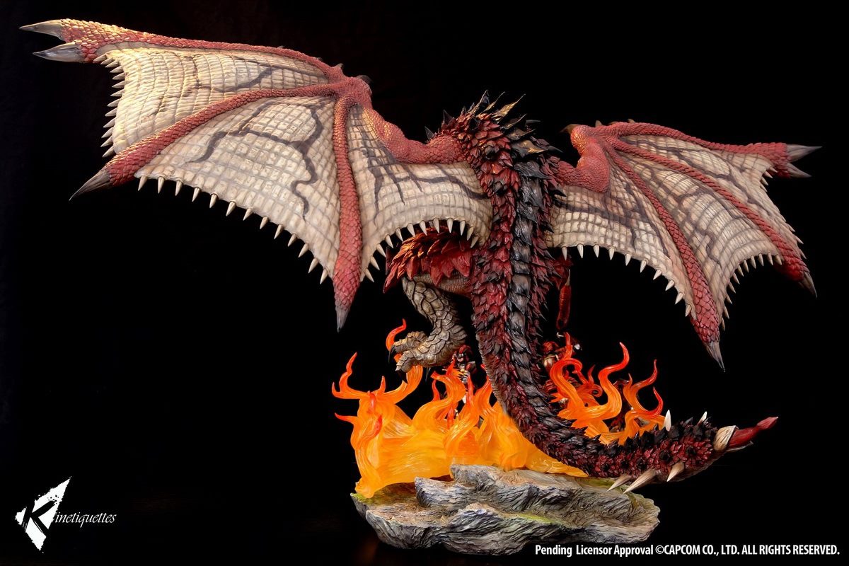[สั่งจอง]Kinetiquettes 1/10 scale : RATHALOS - THE FIERY BUNDLE