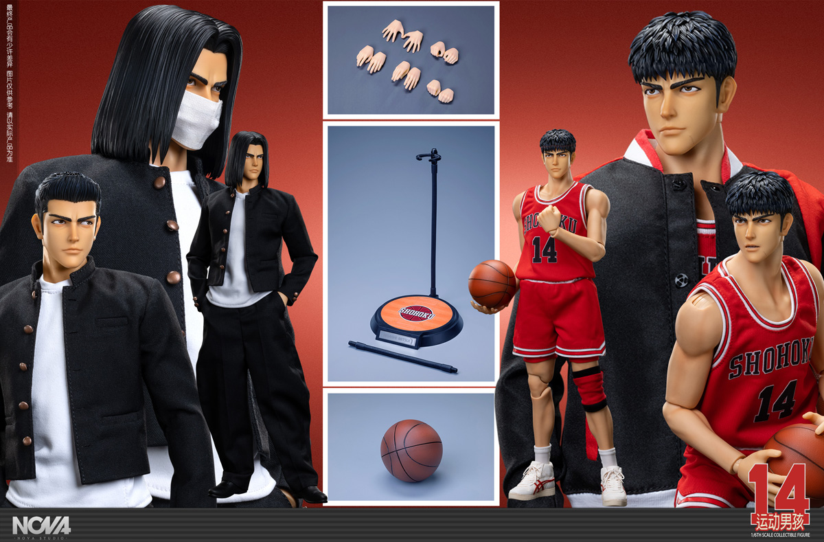 [พร้อมส่ง] NOVA Studio 1/6 : Basketball player 14 - Basketball player 14 (ชุดนักบาส)