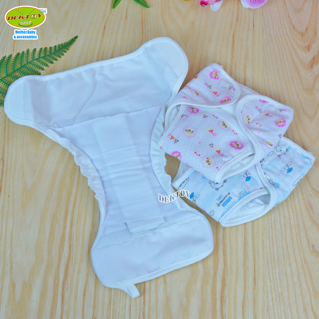 กางเกงผ้าอ้อมซักได้ พร้อมแผ่นรองซับ สำหรับเด็กแรกเกิด