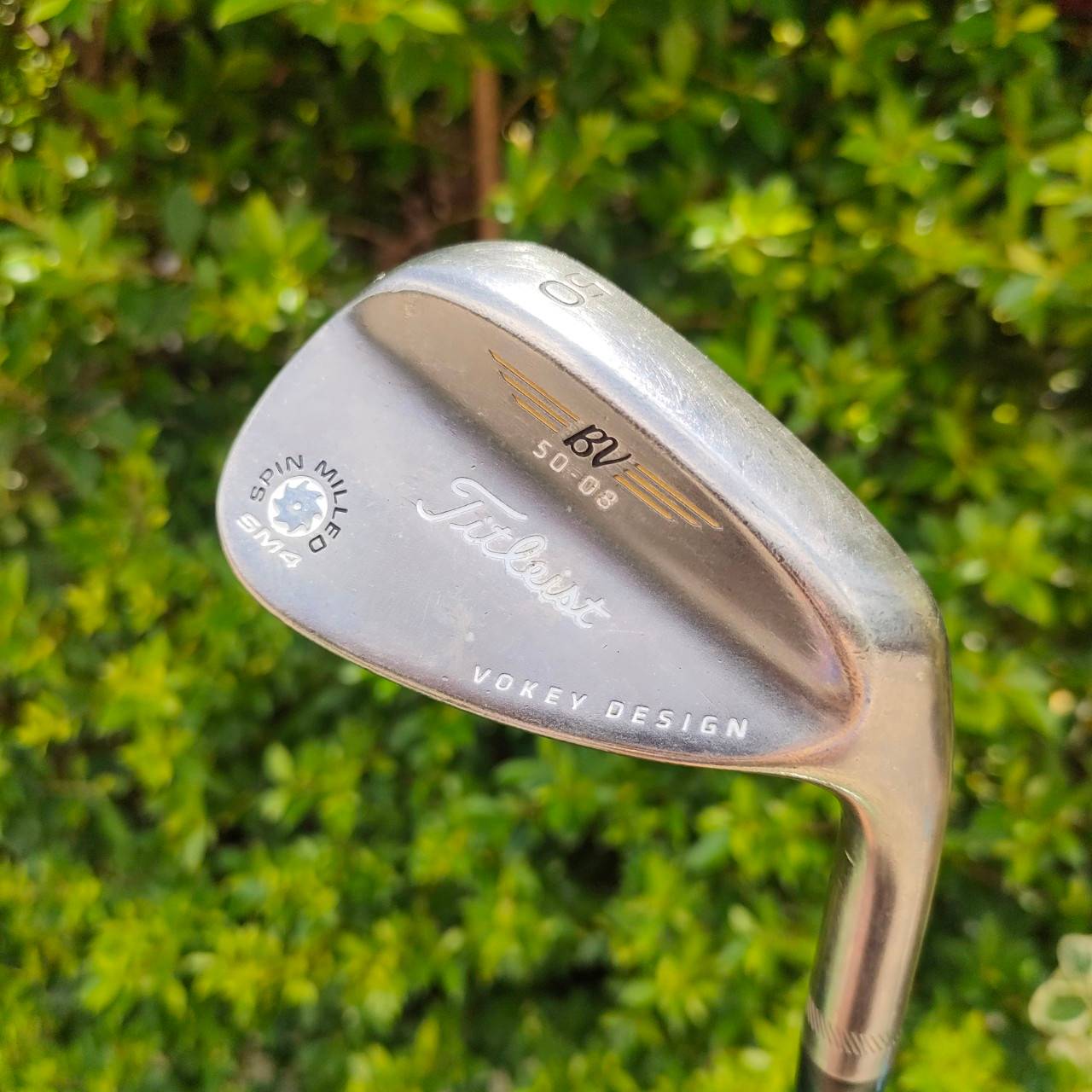 WEDGE TITLEIST BV SPIN MILLED SM4 VOKEY DESIGN องศา 50 ก้าน VOKEY DESIGN FLEX WEDGE ก้านสำหรับ WEDGE โดยเฉพาะ ไม้กอล์ฟมือสอง ของแท้ BY NakaraLuxurious