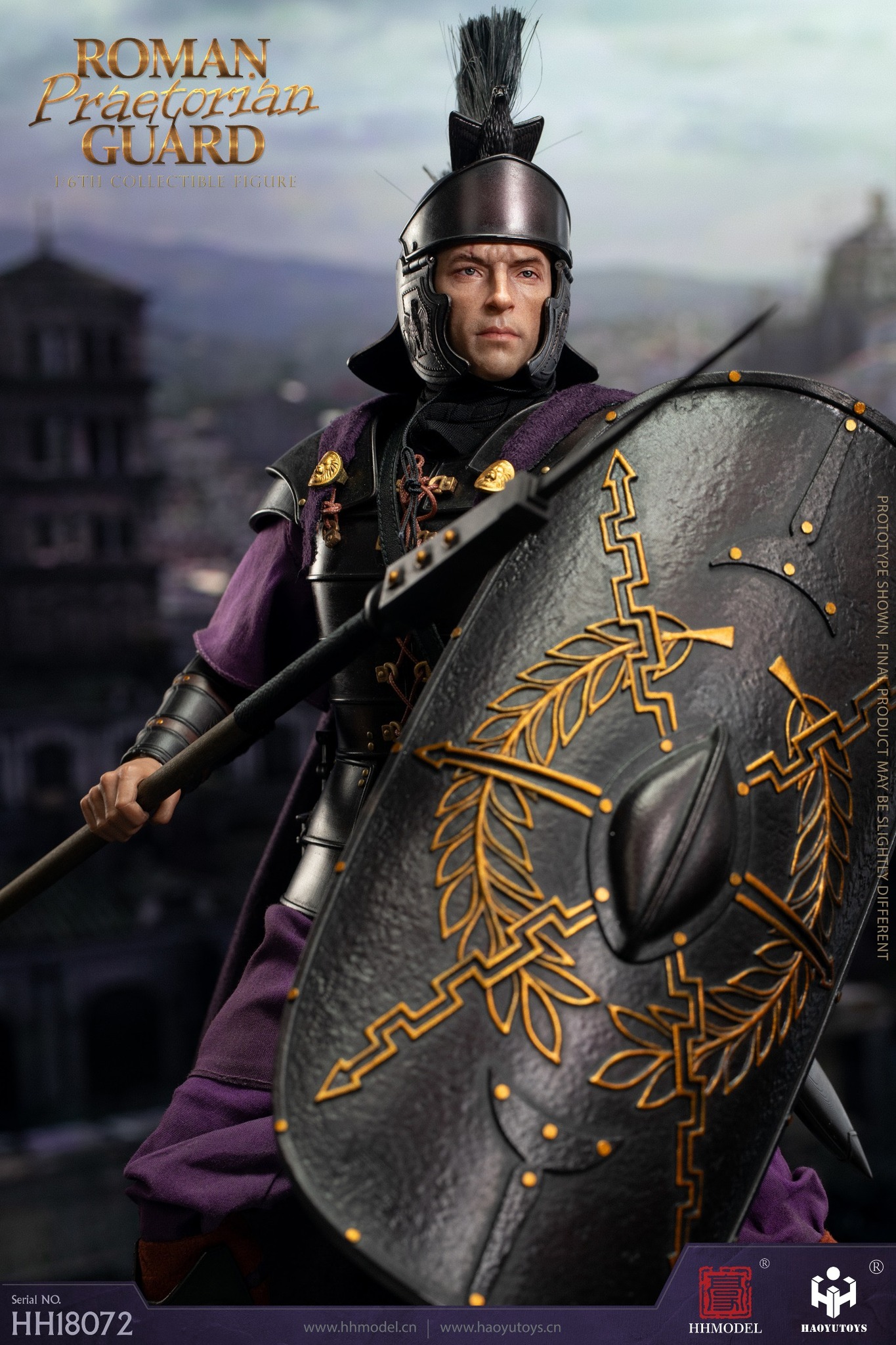 [สั่งจอง]HHMODEL & HAOYUTOYS HH18072 1/6 : Imperial Legion -Roman Praetorian Guard（purple version）