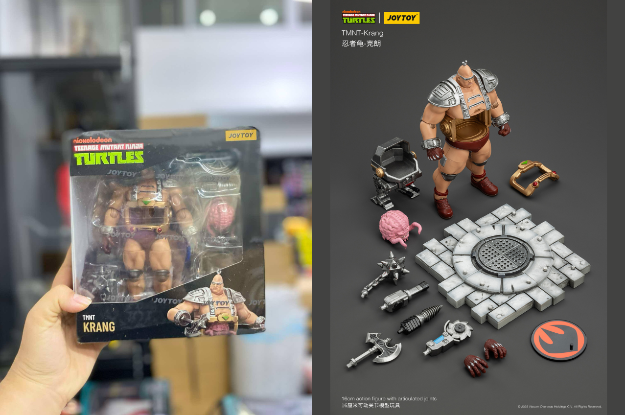 [พร้อมส่ง]Joy toy 1/18 : TMNT - JT00881 : Krang"