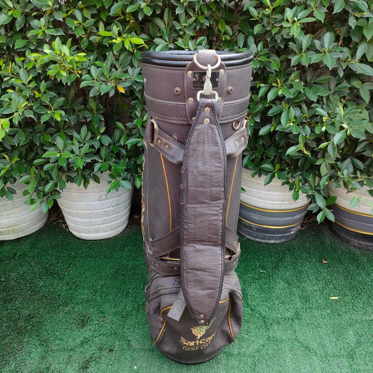 ถุงกอล์ฟ SARISAFE GOLF CLUB มือสอง สภาพปานกลางครับผม