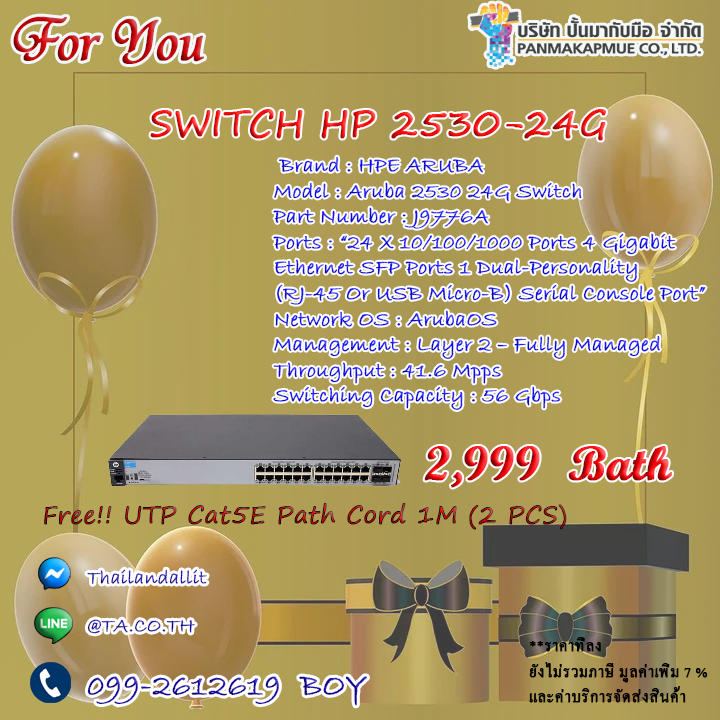 SWITCH HP 2530-24G
