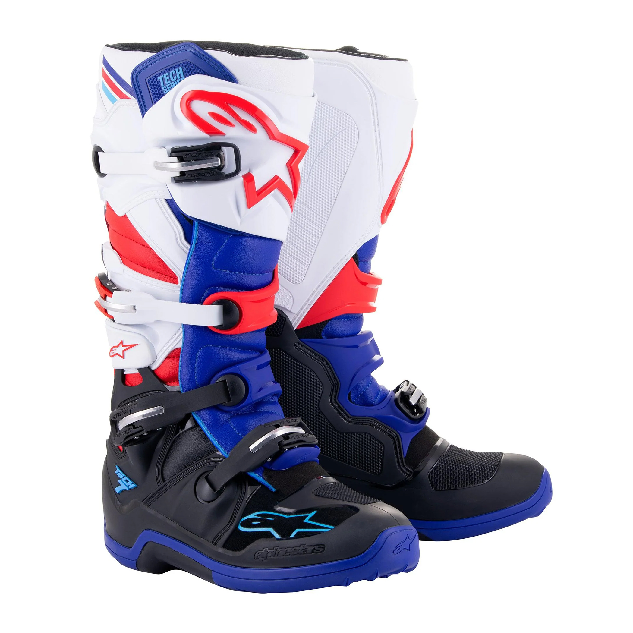 รองเท้า Alpinestars Tech 7 MX Boot Black/Dark Blue/Red/White
