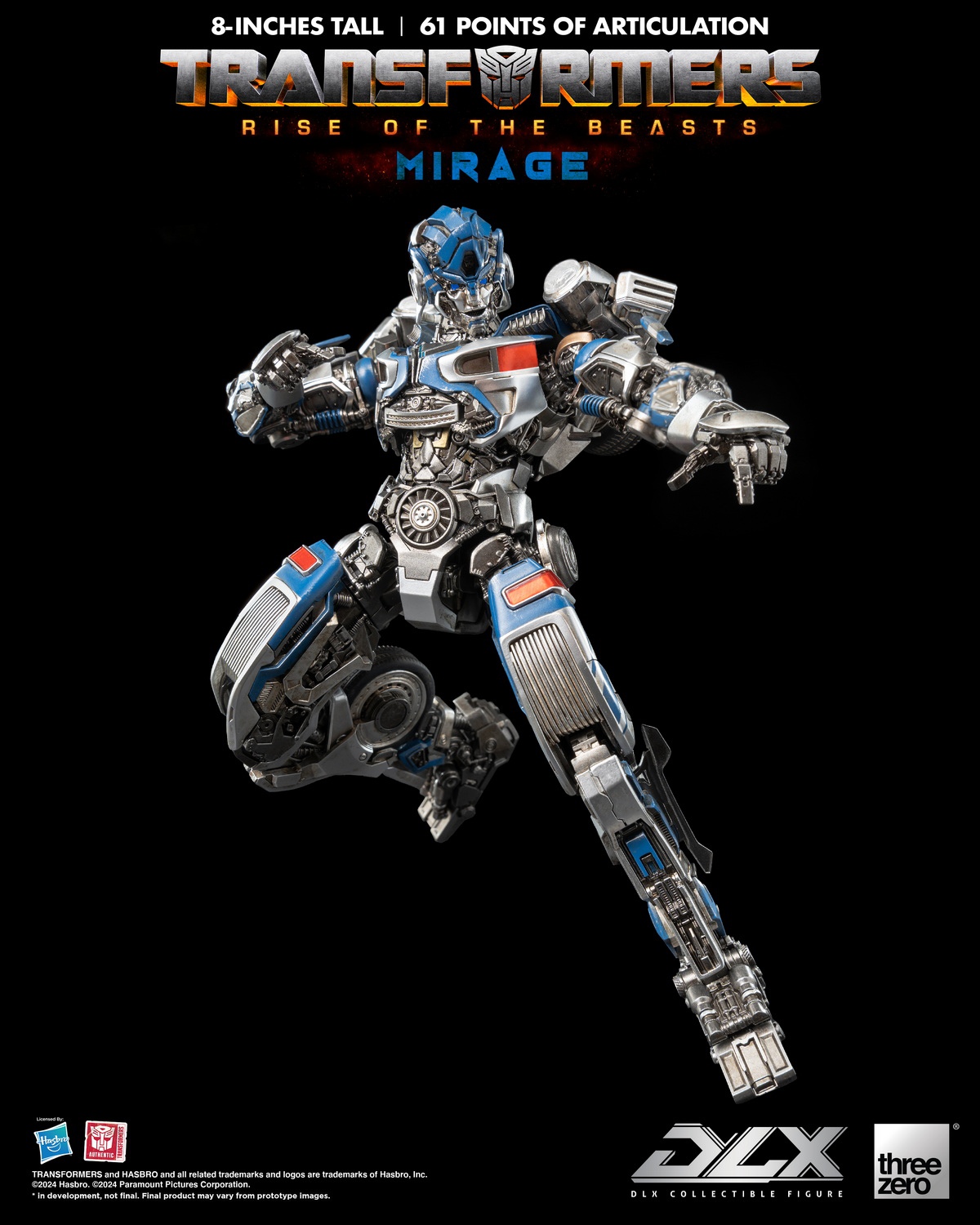 [สั่งจอง]Threezero 3Z05640W0 8" : Transformers Rise of the Beasts DLX - Mirage