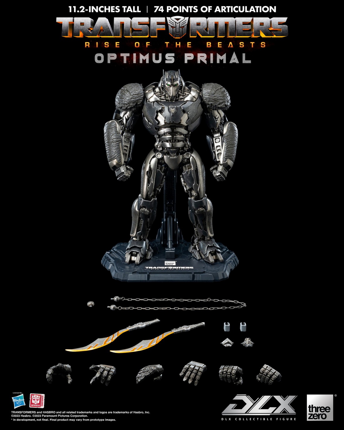 [สั่งจอง]Threezero 3Z05650W0 : Transformers Rise of the Beasts - DLX Optimus Primal