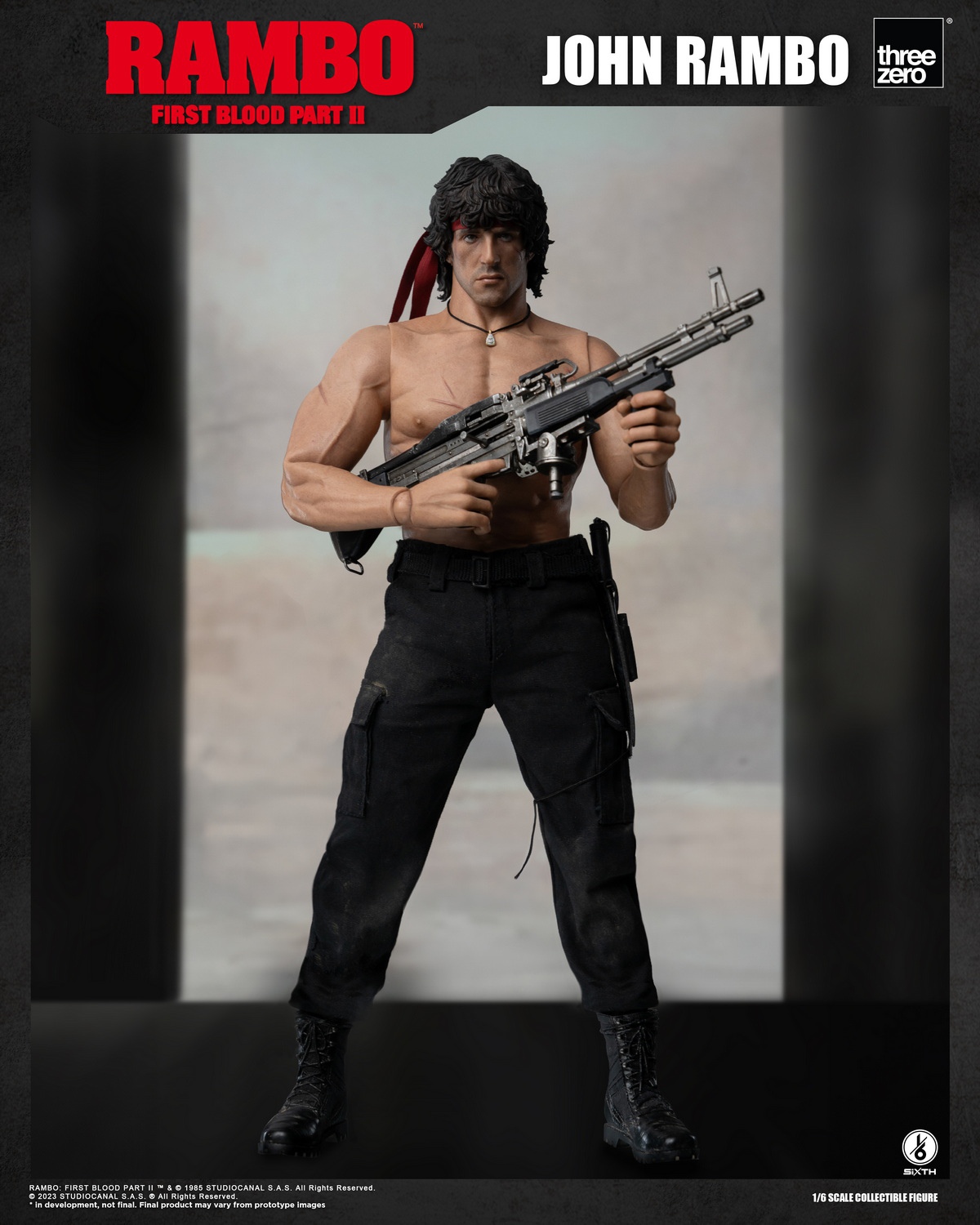 [สั่งจอง] Threezero 1/6 : Rambo First Blood Part II