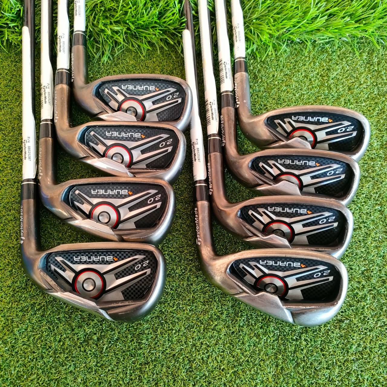 ชุดเหล็ก TAYLORMADE BURNER 2.0 มีเหล็ก 5-9 PW AW SW ได้ 8 ชิ้น ก้าน BURNER 2.0 SUPERFAST FLEX R ตัว 2.0 นิยมสุดๆ เน้นตีง่าย ใบใหญ่ และตีได้ระยะมากๆ ก้านเบาสบาย