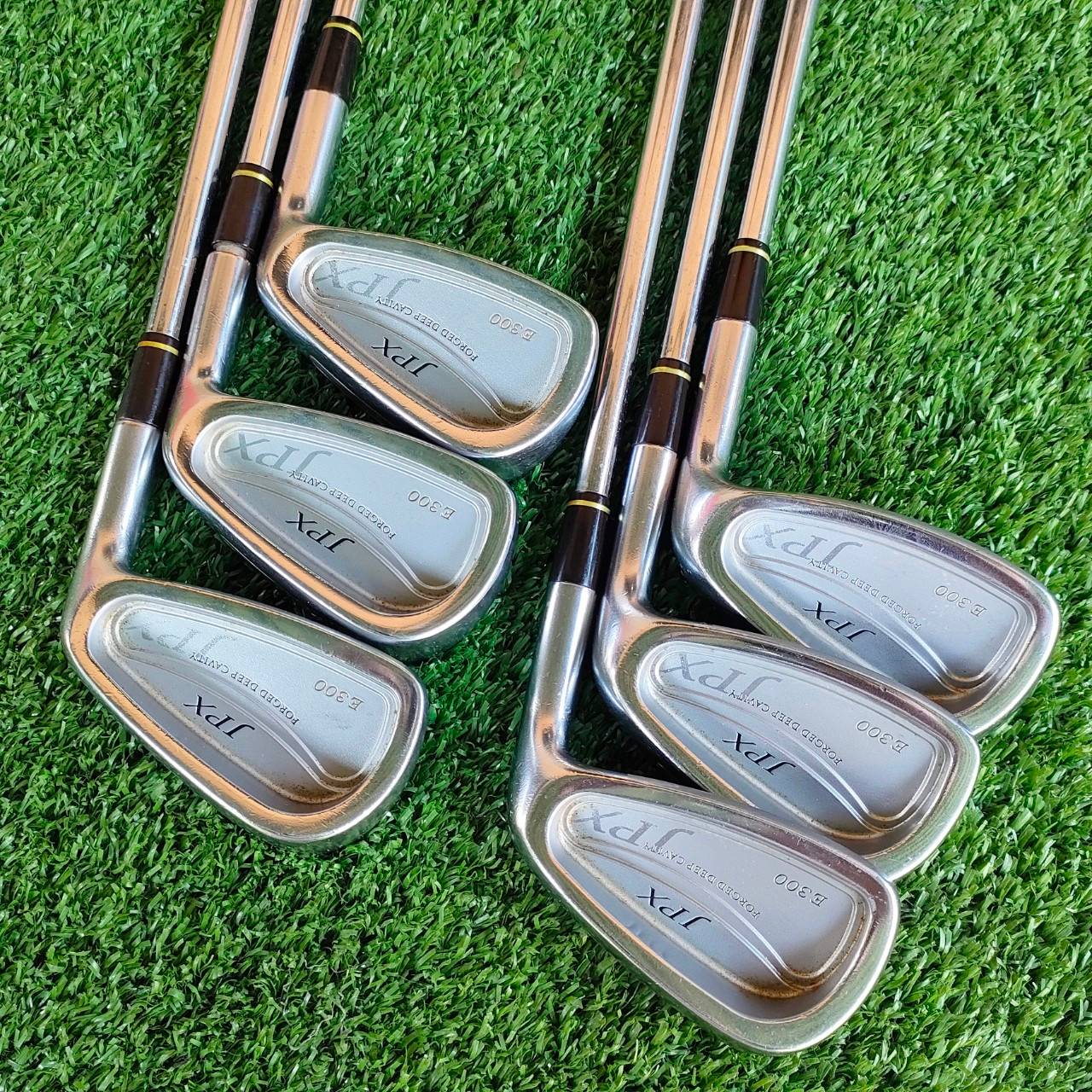 *ไม่มีเหล็ก 9* ชุดเหล็ก MIZUNO JPX E300 มีเหล็ก 4-8 เเละ PW *ไม่มีเหล็ก 9* ก้าน N.S.PRO 950 GH FLEX S เหล็ก FORGED DEEP CAVITY เป็นเหล็ก FORGED สุดพรีเมี่ยม ไม้กอล์ฟพรีเมี่ยมของแท้ By NakaraLuxurious