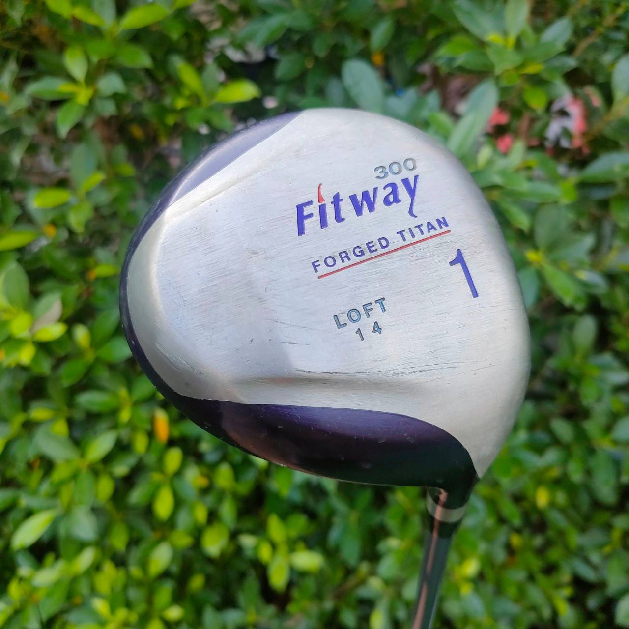 **ไม้กอล์ฟสำหรับผู้หญิง** DRIVER FITWAY วัสดุ FORGED TITAN องศา 14 ก้าน FITWAY FLEX L