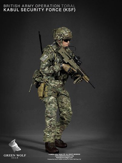 [สั่งจอง] EASY& SIMPLE 1/6 Green Wolf GWG 009 BRITISH ARMY (OP TORAL) AFGHANISTAN KSF