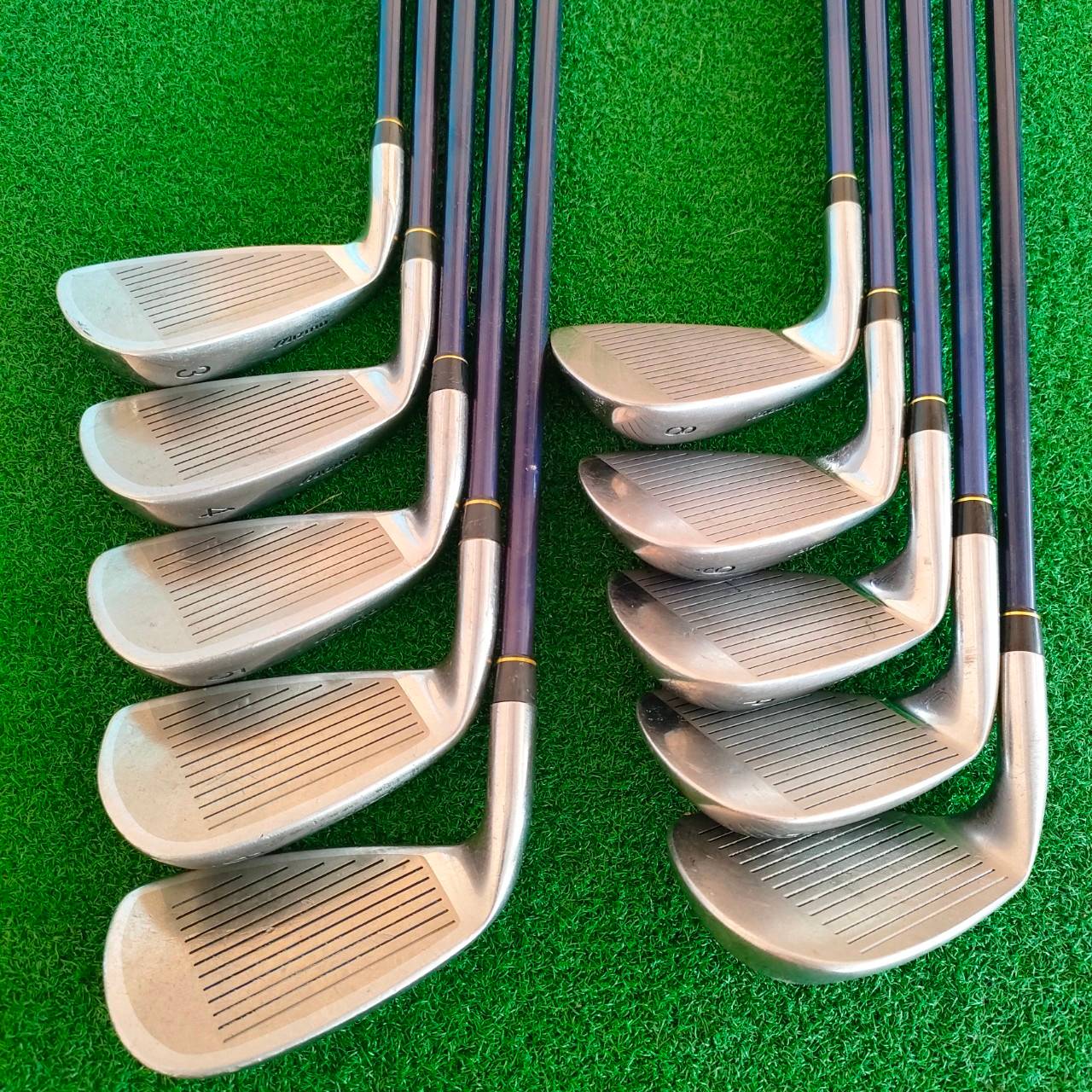 ชุดเหล็ก MIZUNO NOTUS TI FACE SYNCHRO TURN มีเหล็ก 3-9 เเละ PW FW SW