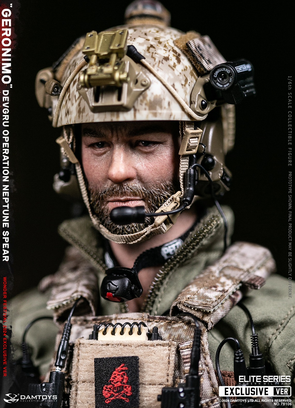 [สั่งจอง] DAMTOYS 78106 1/6 : DEVGRU Operation Neptune Spear “GERONIMO” [WF2024 Exclusive ver]