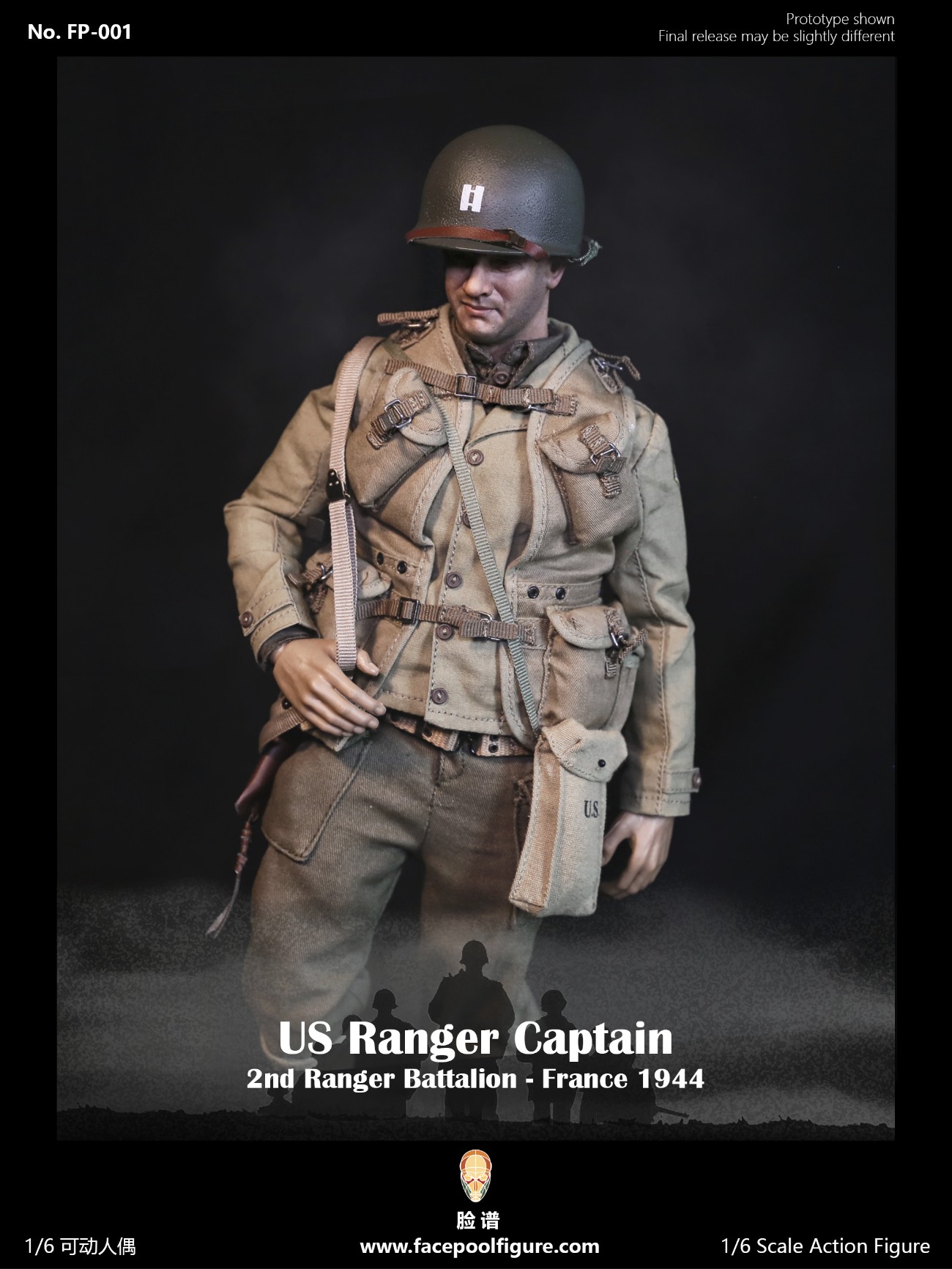 [สั่งจอง]Facepoolfigure FP001 1/6 US Ranger Captain - France 1944