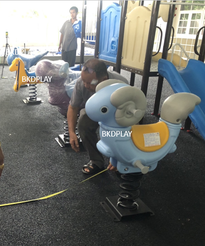 โยกเยกสปริง, สปริงโยกเยกลูกแกะ เครื่องเล่นสนามกลางแจ้ง สินค้าพร้อมส่ง