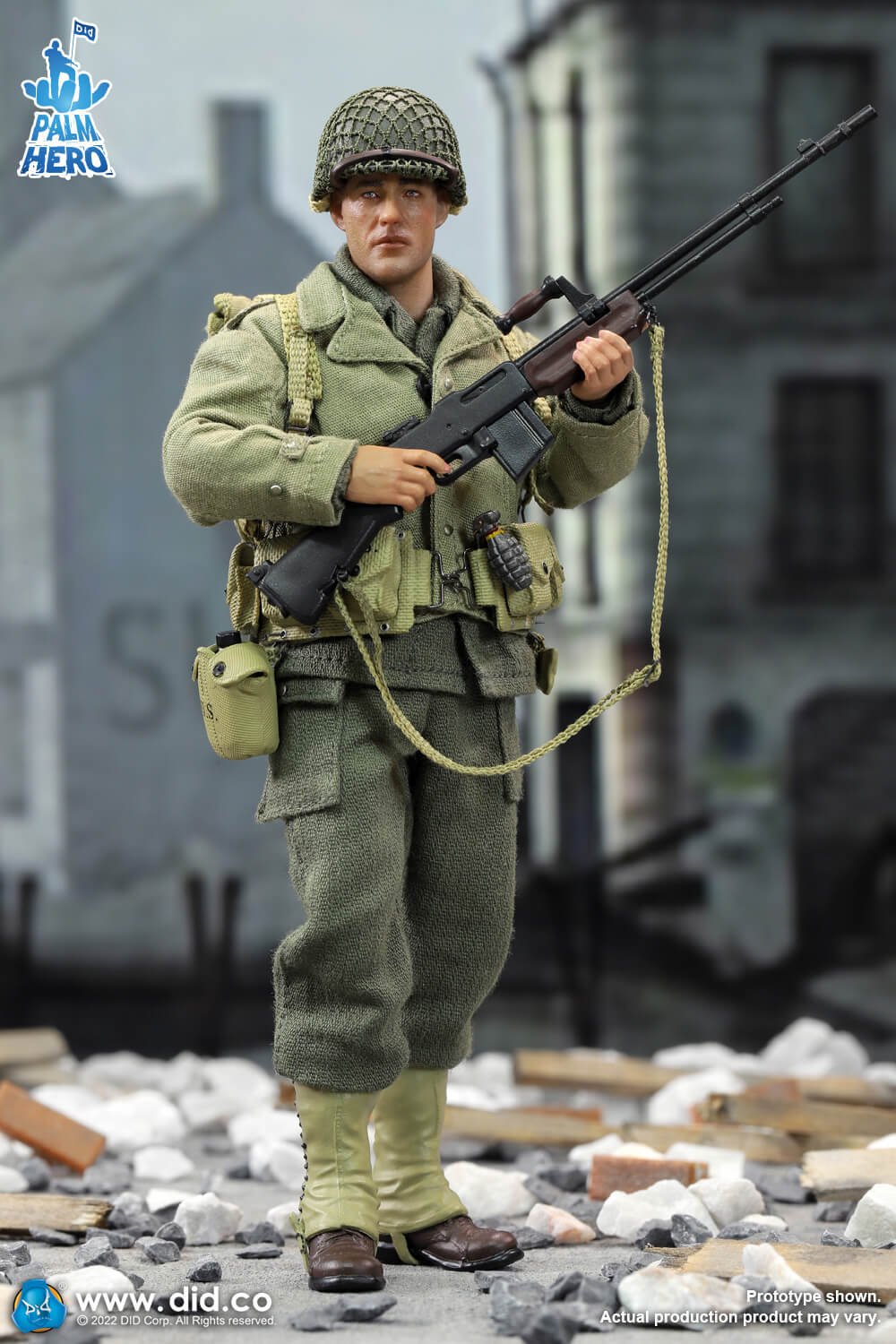 [พร้อมส่ง]DID XA80012 1/12 : WWII US 2nd Ranger Battalion Series 4 - Private First Class Reiben