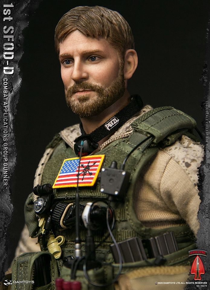 [สั่งจอง] DAMTOYS 78074 1/6 1st SFOD-D Combat Applications Group GUNNER