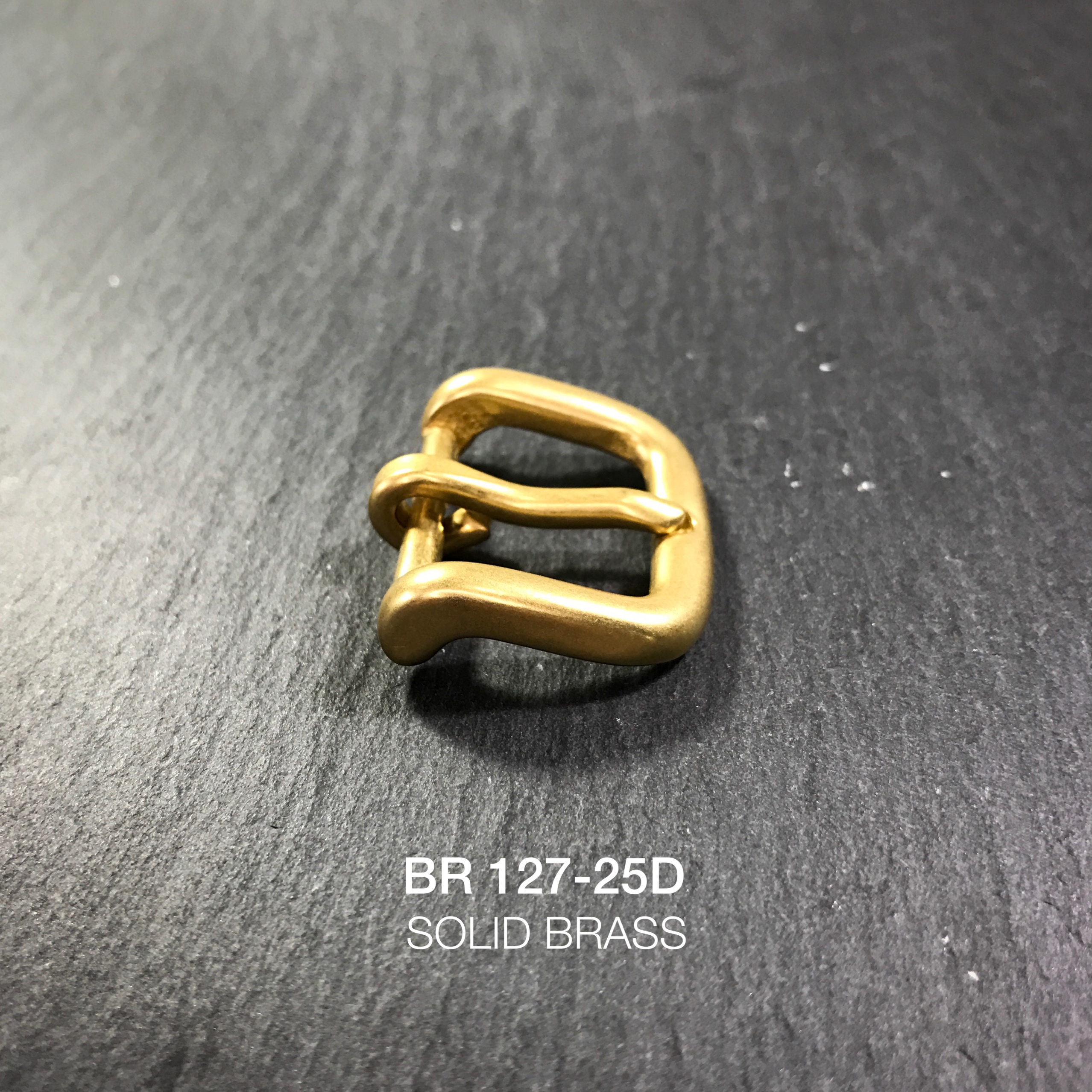 BR127-25D หัวเข็มขัดปรับสายกระเป๋า ขนาด 25มิล อะไหล่ทองเหลืองแท้ *ราคาต่อชิ้น* leatherbrass