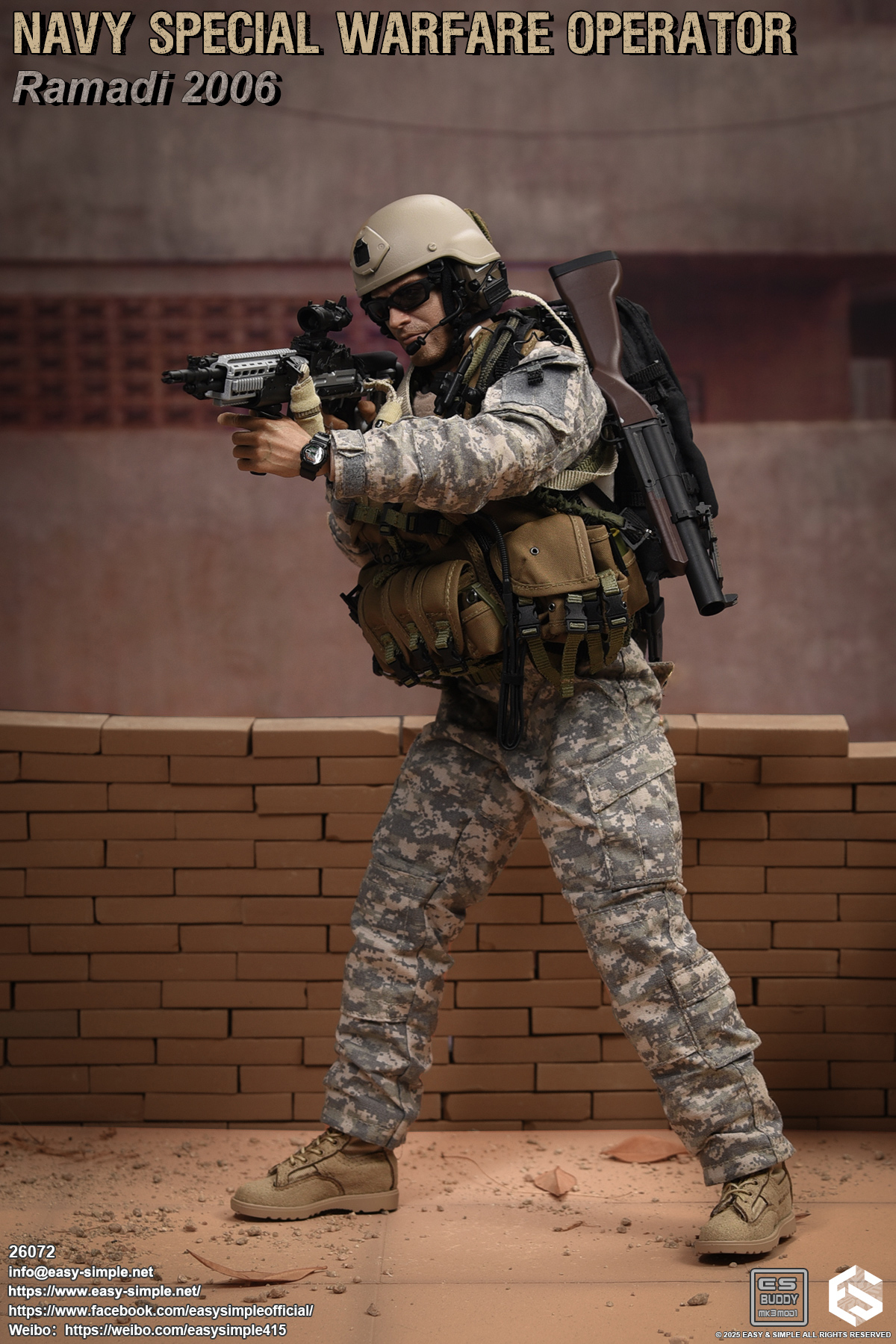 [สั่งจอง]Easy&Simple 26072 1/6 : NAVY SPECIAL WARFARE OPERATOR Ramadi 2006