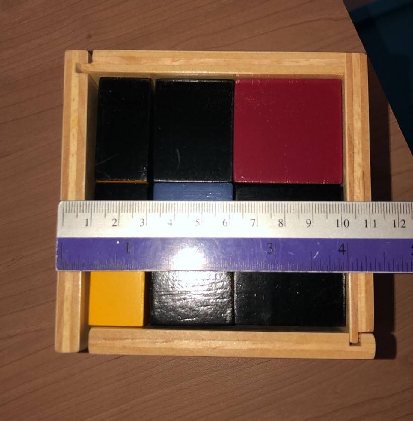 ชุดกล่อง ลูกบาศก์ไตรนอเมียล (กล่องสามมิติ), ของเล่นไม้, ของเล่นเสริมพัฒนาการ, ของเล่นเด็กอนุบาล, สื่อการสอนเด็กอนุบาล,มอนเตสซอรี่ ,montessori, สื่อการสอนประถม