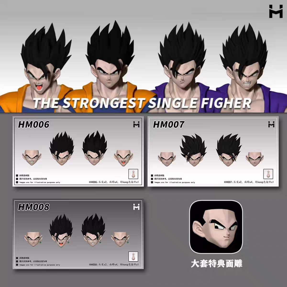 [สั่งจอง]HM Custom 1/12 : Head