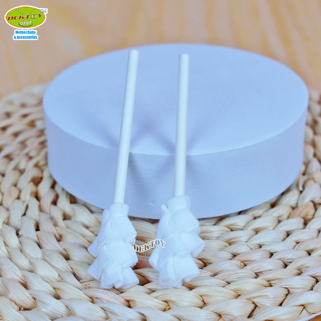 Baby moby ผ้าก๊อซ ชนิดแท่ง เบบี้ โมบี้ รุ่นเกลียว (ชนิดเติม) 80 ชิ้น