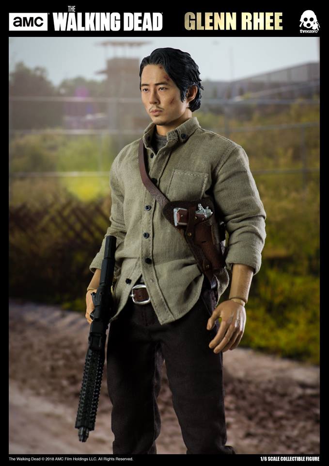 [สินค้าพรีออเดอร์] ThreeZero 3Z0038 1/6 The Walking Dead Glenn Rhee Male Model 12" Action Figure (Standard/Deluxe Version)