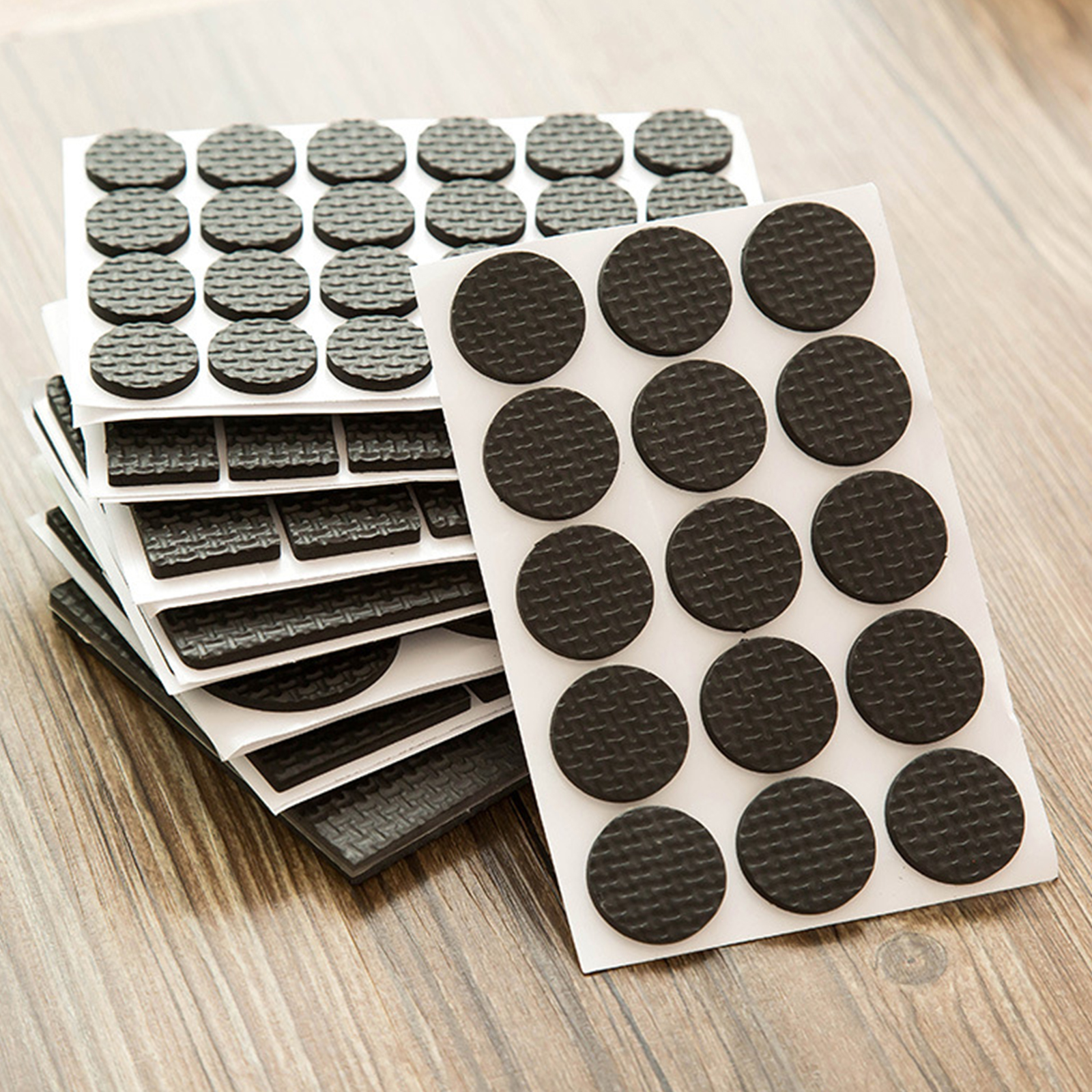 แผ่นรองขาเก้าอี้ แพ็ค 2/4/12/30/48ชิ้น กันพื้นเป็นรอย กันกระแทก กันแรงกระทบ มีแบบกลมและแบบเหลี่ยม