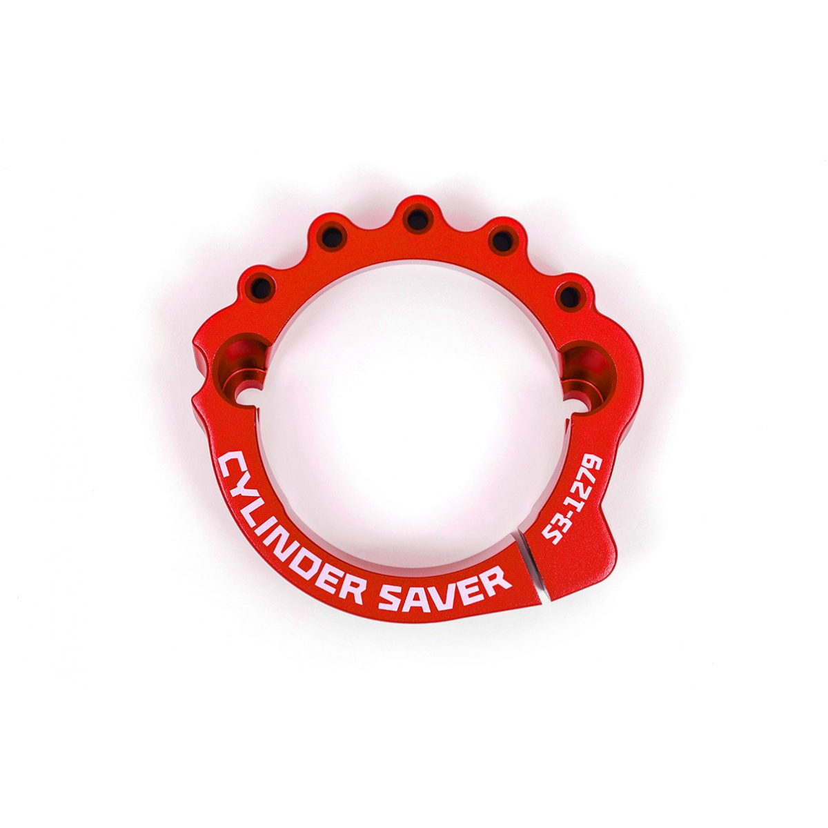 S3 Exhaust Flange Guard suitable for KTM, Husqvarna - Red