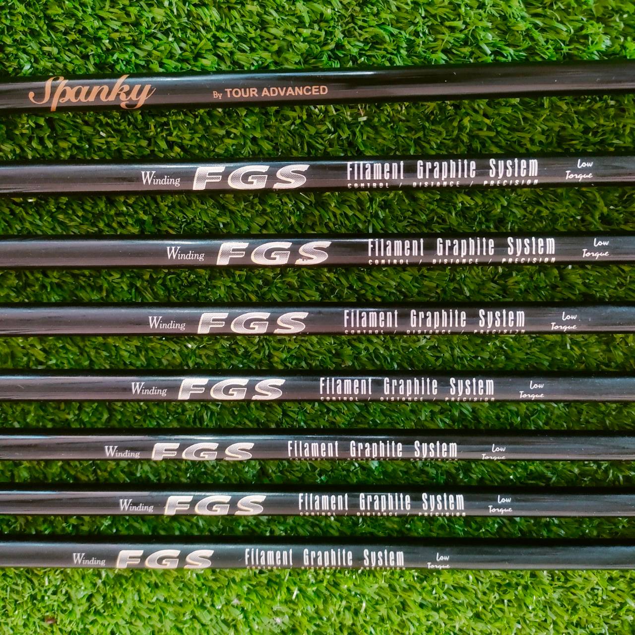 ชุดเหล็ก TOUR ADVANCED SPANKY มีเหล็ก 4-9 เเละ PW SW ก้าน WINDING FGS FLEX R เหล็ก CAVITY ตีง่าย ก้านเบา!! ไม้กอล์ฟมือสอง ของแท้ BY NakaraLuxurious