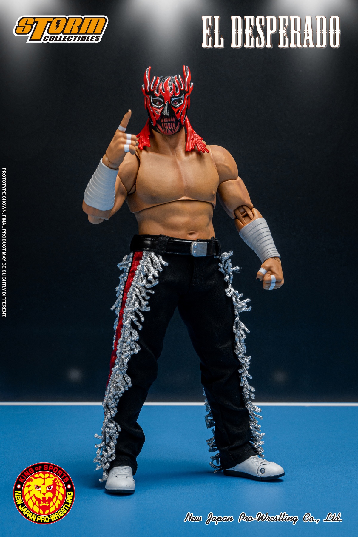 [สั่งจอง]Storm Toys NJED01 1/12 : EL DESPERADO (Red Mask Version) New Japan Pro Wrestling