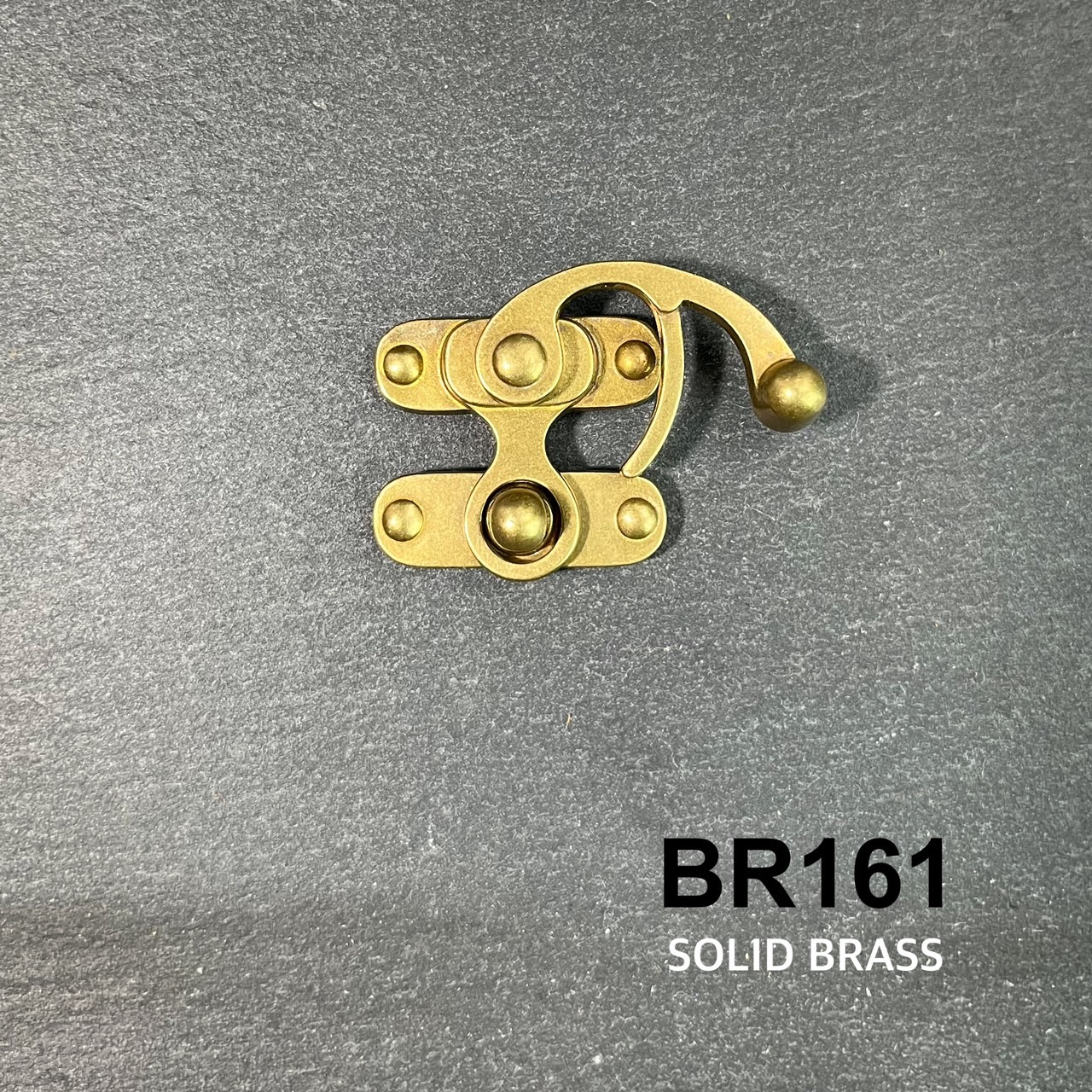 BR161 ตัวล็อคแบบไกปืนทองเหลืองแท้สำหรับทำล็อคกระเป๋า **ราคาต่อชิ้น**