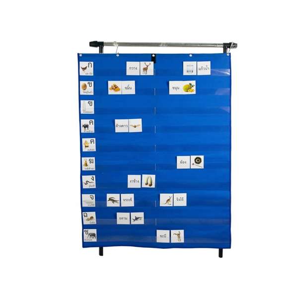 แผงผ้า Pocket Chart ขนาดใหญ่, ของเล่นเสริมพัฒนาการ, ของเล่น , สื่อการสอน