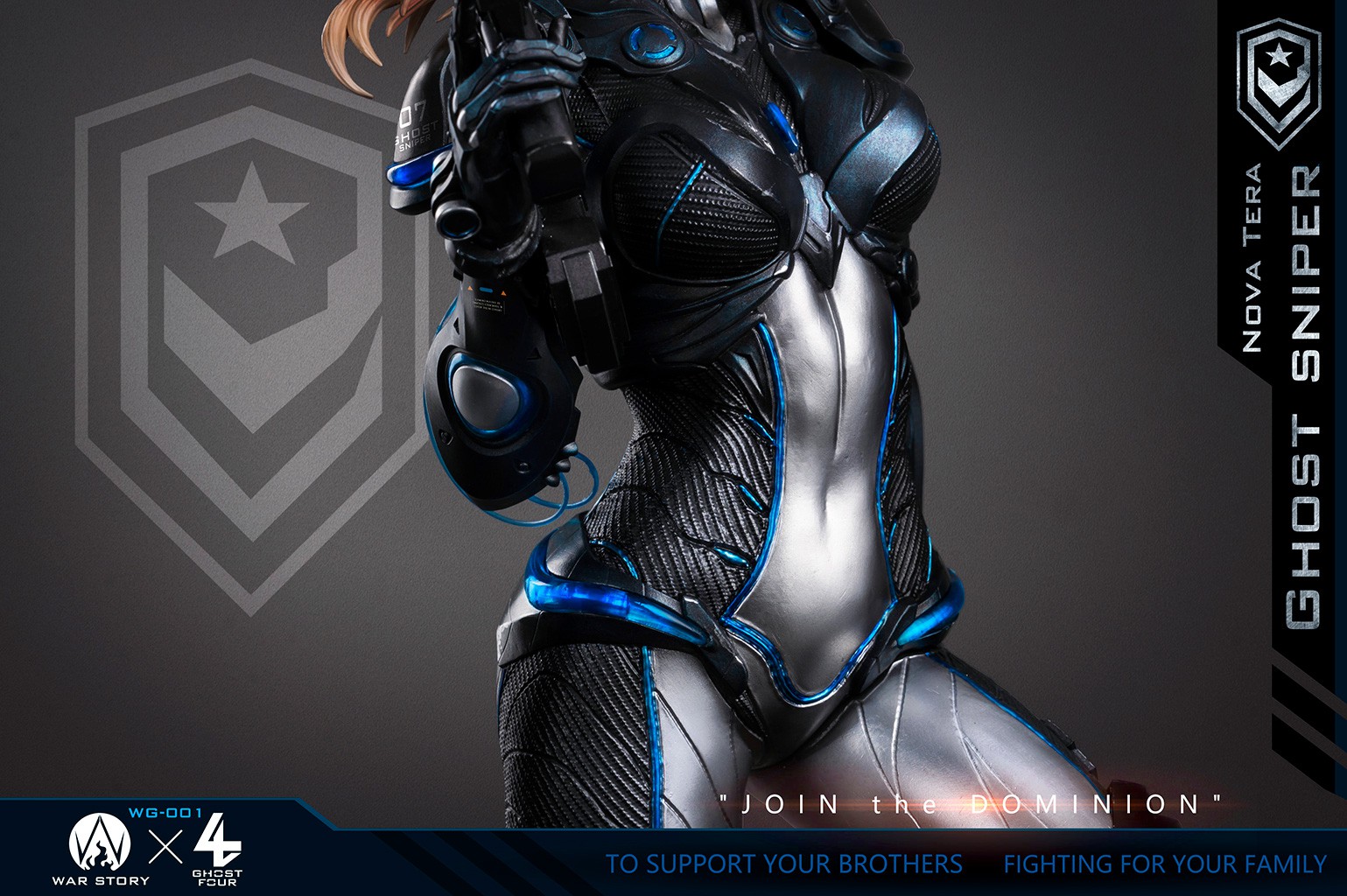 [สั่งจอง] WAR STORY X GHOST FOUR WG001 1/4 Scale : Ghost Sniper Nova Tera