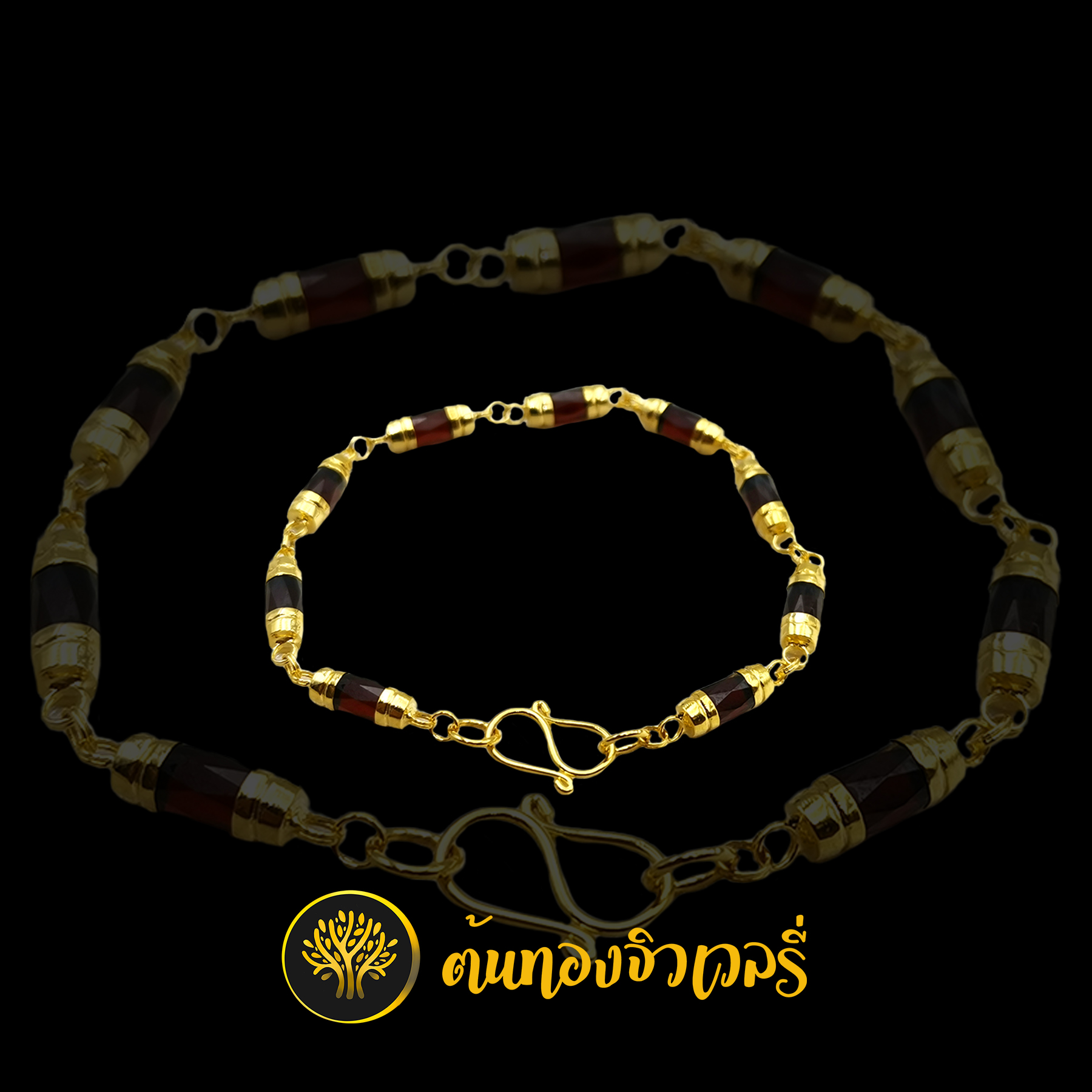 สร้อยข้อมือโกเมน เนี๊ยบๆสวยๆ